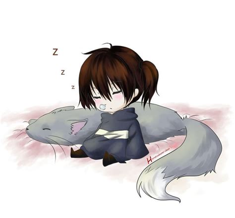 Sleeping Chibi by Harutsubomi-chan.deviantart.com on @DeviantArt