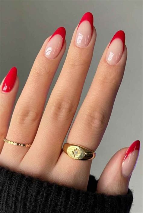 Gel Unhas Vermelhas Com Francesinha - 30+ Unhas Vermelhas com Francesinha & Francesinhas Vermelhas - Mulher ...