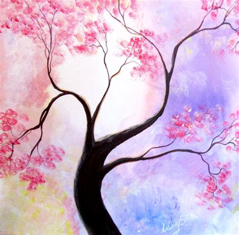 Blossom Tree Painting | Best Wallpapers HD Collection