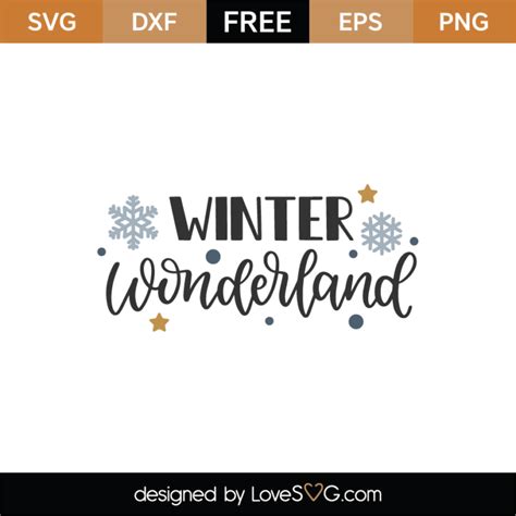 Winter Wonderland 2 SVG Cut File - Lovesvg.com