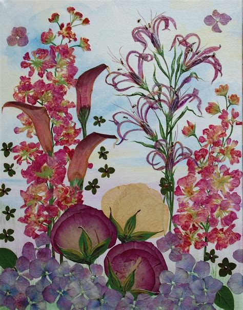 CurlyArt - Wedding Flower Preservation on Canvas: Nikky's