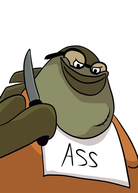 'eat ass meme' Poster, picture, metal print, paint by hafis ardiansyah