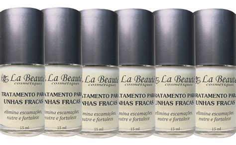 Remédio Para Unhas Fracas E Descamadas - Restaurador Para Unhas Fracas La Beauté 6 Unid - Fortalece Unhas Finas ...