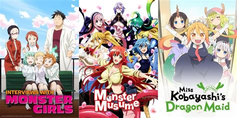 monster girl anime characters monster girls anime list yofu