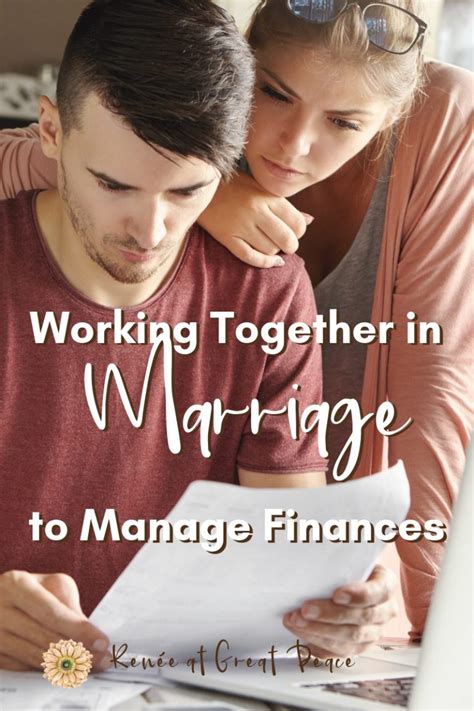 working   marriage  manage finances great peace living