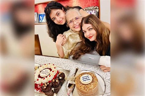 Aishwarya Rai Bachchan | Aishwarya Rai Bachchan celebrates mum Vrinda ...