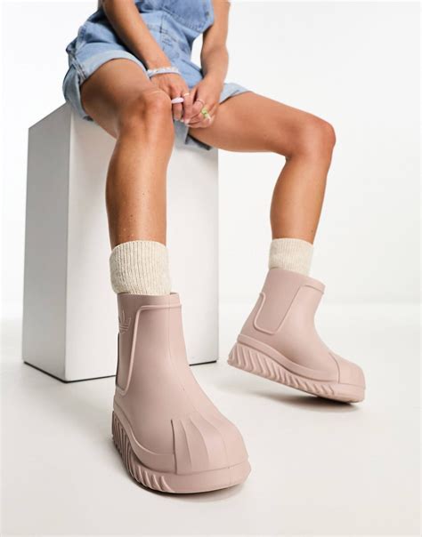 adidas Originals AdiFom Superstar boots in beige | ASOS | Boots outfit