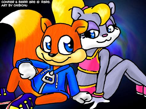 Conker and Berri- methinks by conkerdorks on DeviantArt