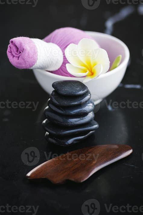Tools for different kinds of asian massages 16115598 Stock Photo at