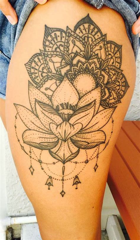 Mandala Tattoo Thigh