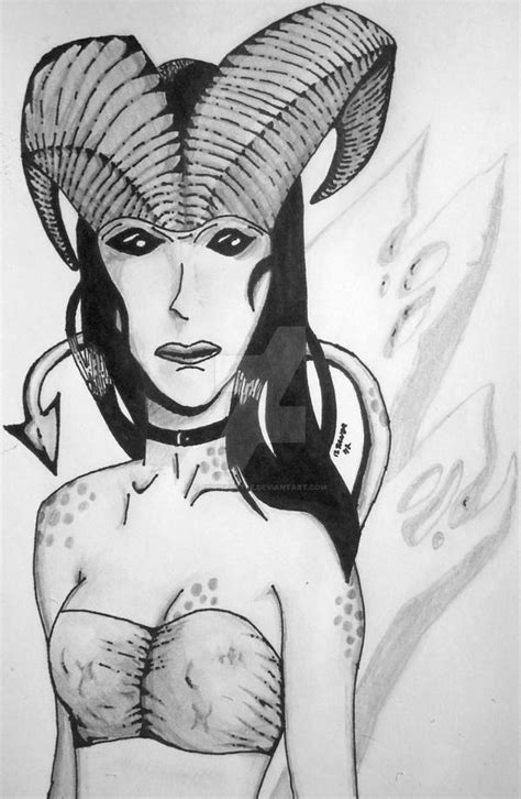 female tiefling update wip  chriskettle  deviantart