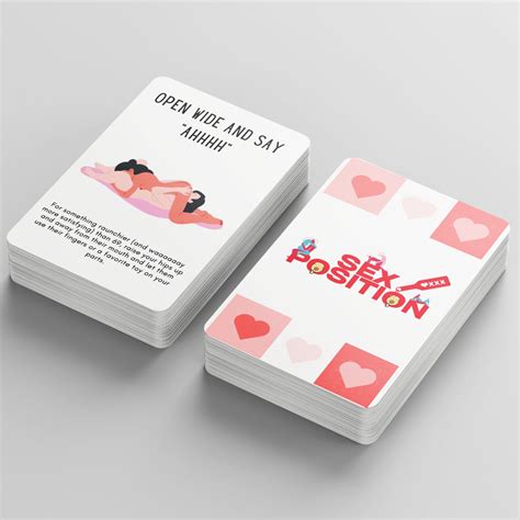 50 Sex Position Game Card, Kamasutra Card Games for Couple, Printable