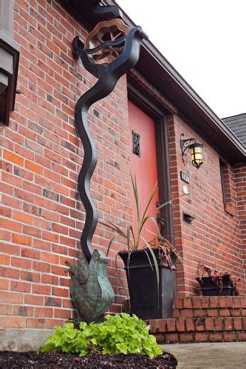 decorative downspout extension ideas - Andria Tejada