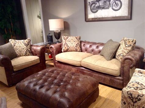 leather  fabric sofas sofa living room ideas