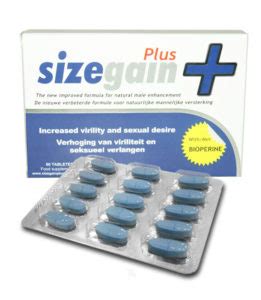 Sizegain — таблетки для увеличения члена | Отзывы, описание, состав