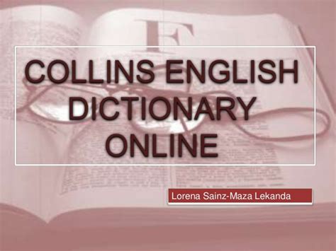 Collins English Dictionary Online