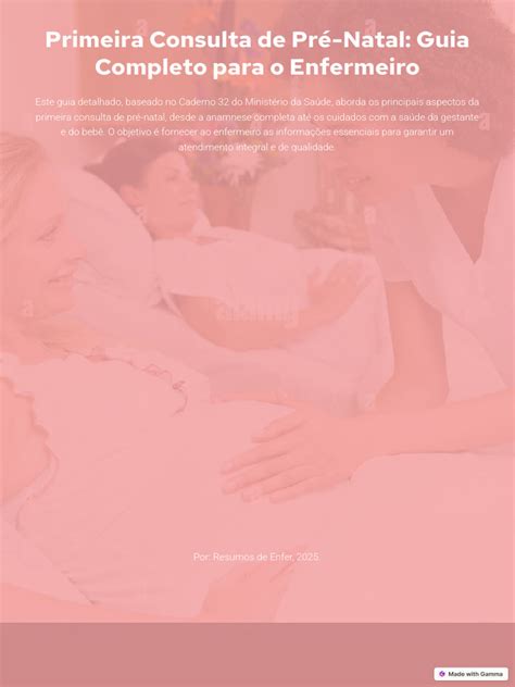 Como É A Primeira Consulta Do Pré Natal - Guia Completo da Primeira Consulta de Pré-Natal | PDF | Gravidez | Diabetes