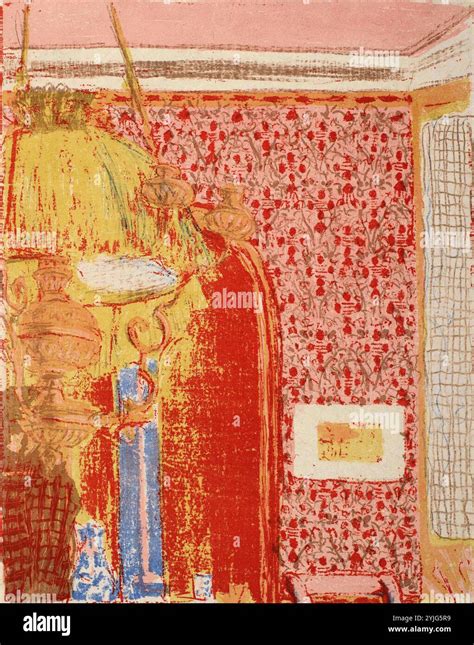 Interior with Pink Wallpaper II (Intérieur aux tentures roses II ...