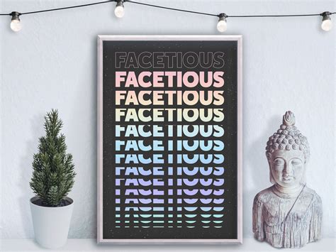 Facetious