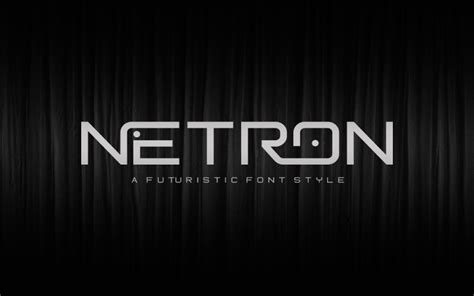 Download Netron techno font | fontsme.com