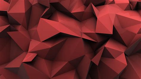 Minimalism, red, low poly, abstract HD wallpaper | Wallpaper Flare