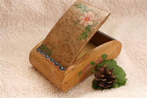 Cigarette Box Folk Cigarette Dispenser Wooden Cigarette - Etsy