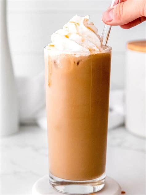 Caramel Iced Coffee (Starbucks Copycat) - coffeecopycat.com