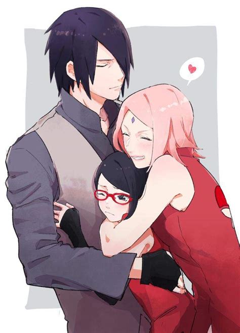 Sasuke, Sarada and Sakura! | Anime Amino