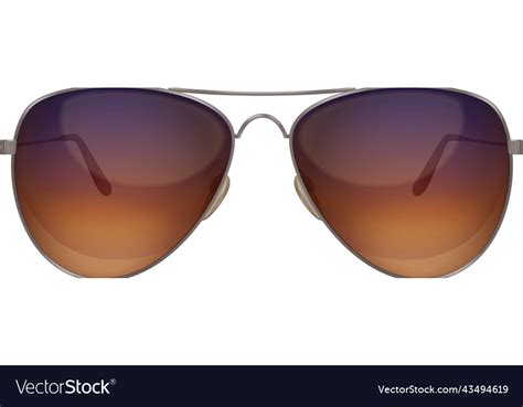 Realistic sunglasses Royalty Free Vector Image