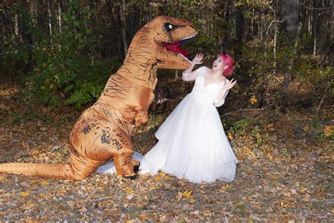 Finally got the photos from our "weird" themed wedding, this is one of