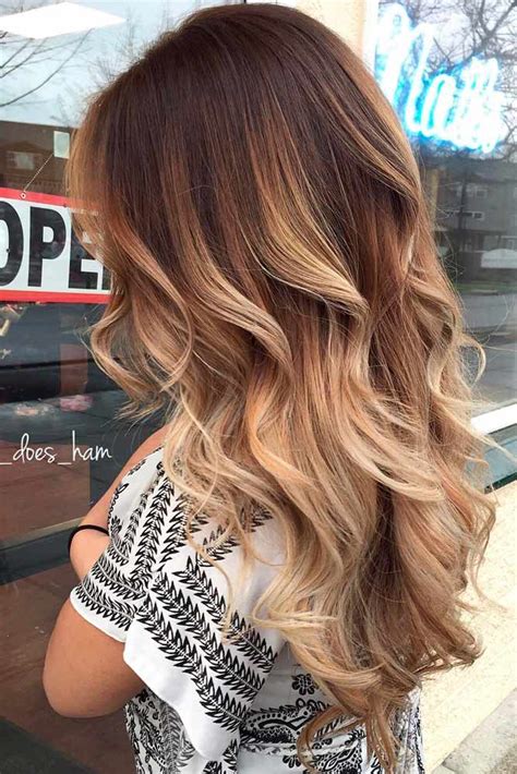 Light Golden Brown Hair Ombre