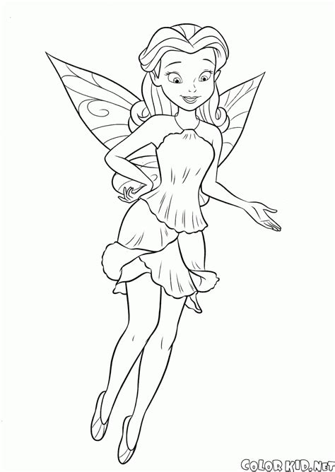 Coloring page - Fairy Rosetta