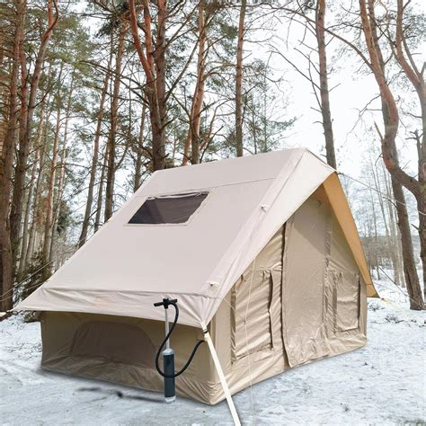 Amazon.com : Baralir Inflatable Camping Tent with Skylight, Hot Tent