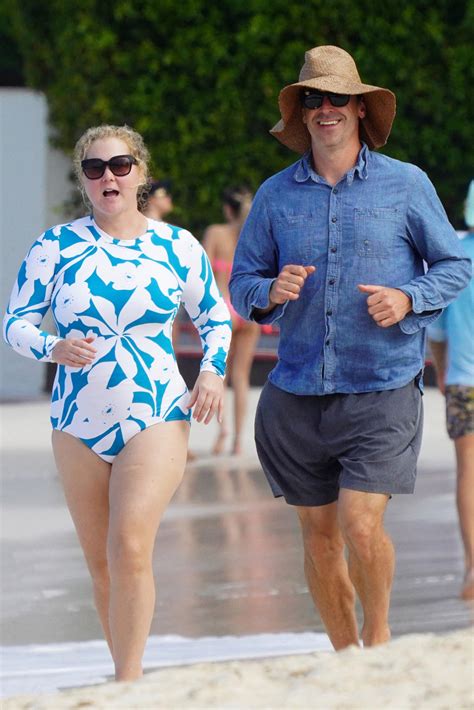 Amy Schumer and Husband Chris Fischer Are All Smiles During Beach ...