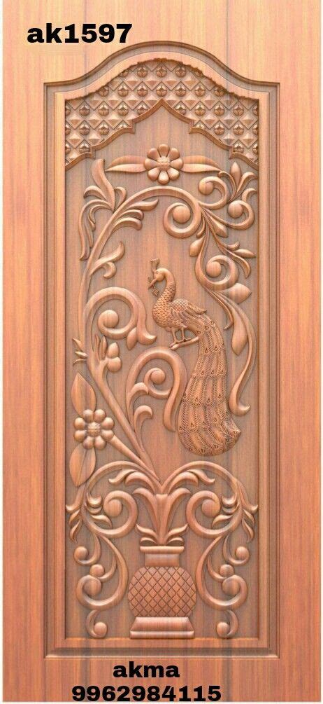 intricate wooden door design