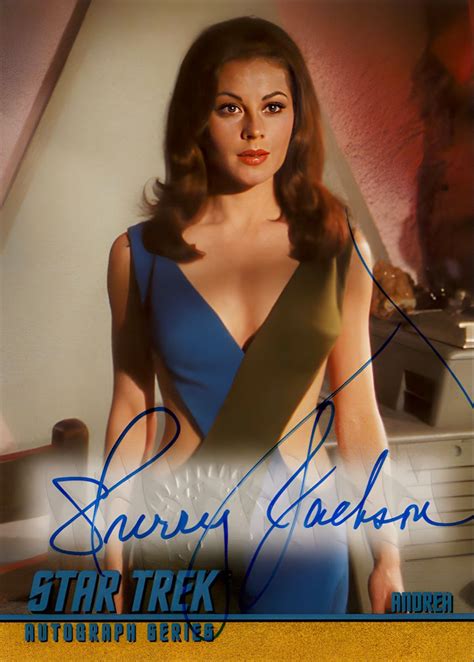 Sherry Jackson as Andrea for Star Trek: The Original Series trading cards