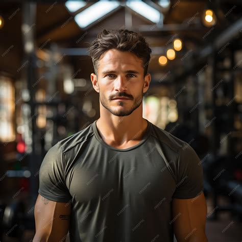 Premium AI Image | photo of a 25 year old highly trained male fitness