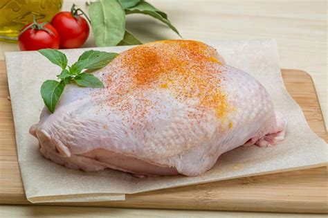 Premium Photo | Raw chicken breast