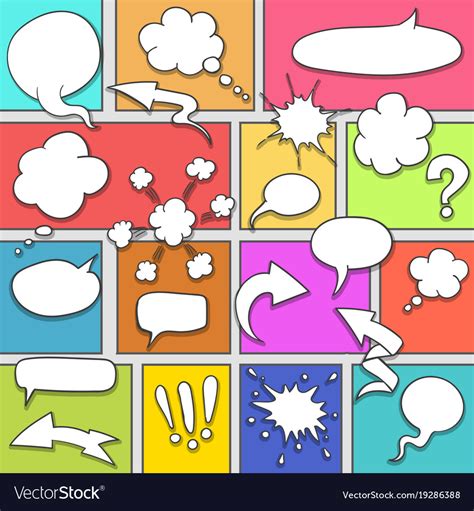 Comic strip background Royalty Free Vector Image