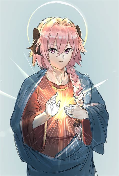 Safebooru - 1boy absurdres astolfo (fate) black bow bow braid closed ...