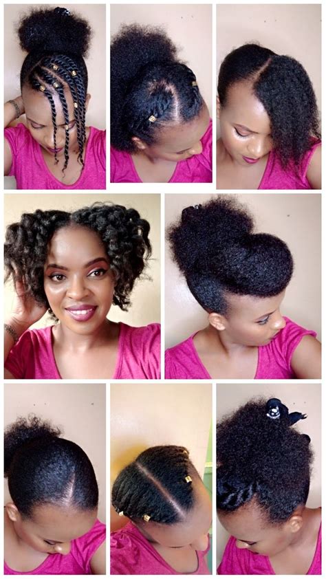 Hairstyle ideas for short natural 4 type hair | Natural hair styles ...