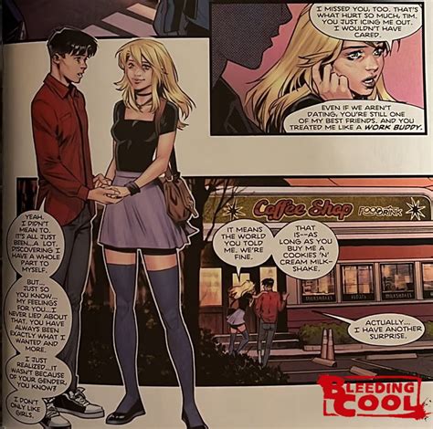 When Tim Drake Introduces Bernard Dowd To Stephanie Brown (Spoiler)