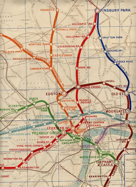 London Underground Map Original