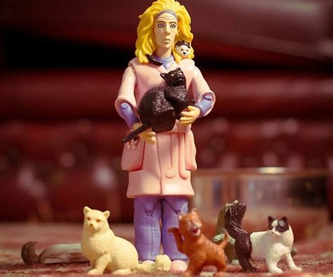 Crazy Cat Lady Action Figure Set