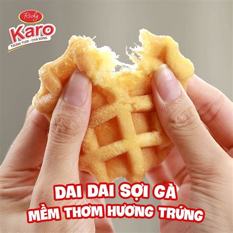 Bánh trứng tươi – chà bông Karo Richy