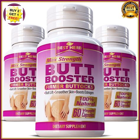 BUM FIRMING PILLS BUTT ENHANCER TABLET ROUND FIRM UPLIFT ASS Pueraria