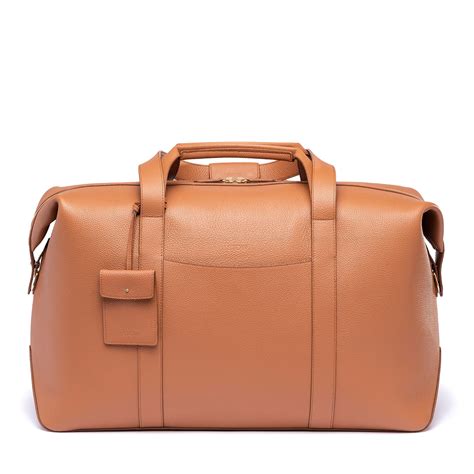 Earth Tan Leather Weekend Bag