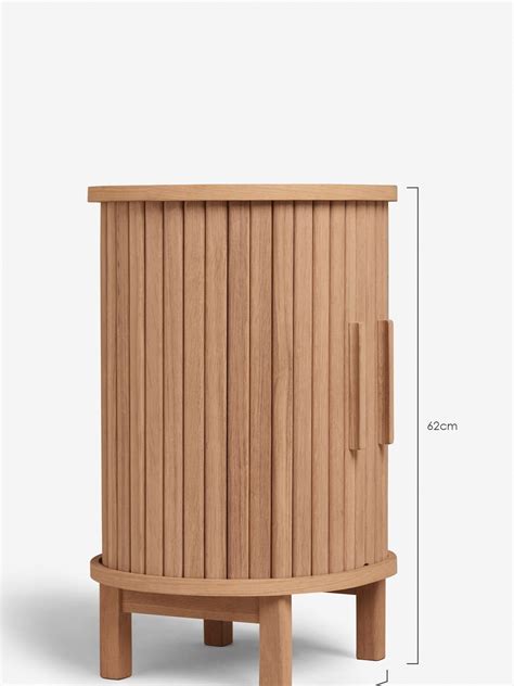 Buy Natural Conway Oak Effect 1 Drawer Bedside Table from the Next UK