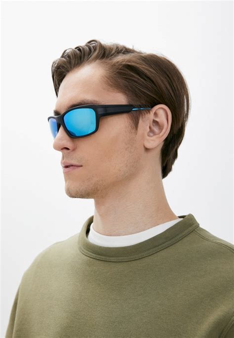 Очки солнцезащитные Brenda KA02-03 C2 mat black-blue, цвет: черный ...