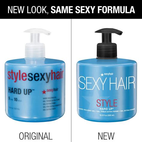 SexyHair Hard Up Gel - Maximum Hold for All Hair Types - 500ml | Buy